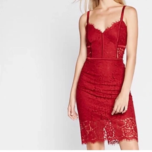 Women’s Express Lace Dress - Picture 1 of 5